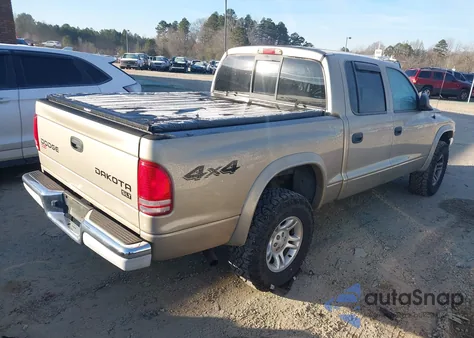 2003 Dodge Dakota Slt z USA, uszkodzony, nr VIN 1D7HG48N43S198697